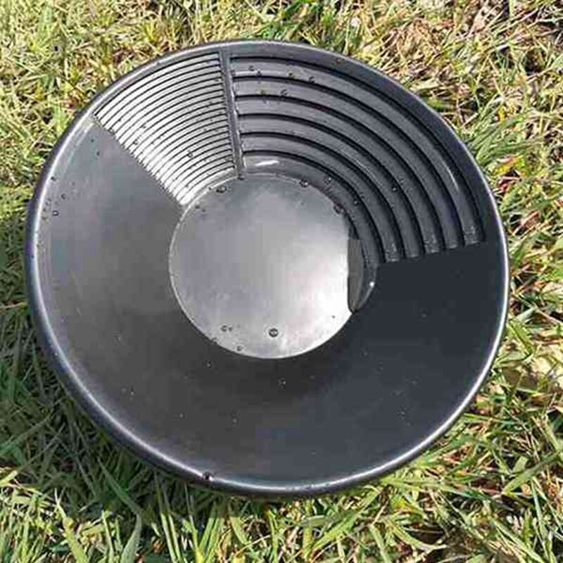 2Pcs Plastic Gold Pan Basin Nugget Mining Dredging Prospecting for Sand Gold Mining Manual Wash Gold Panning Equipment