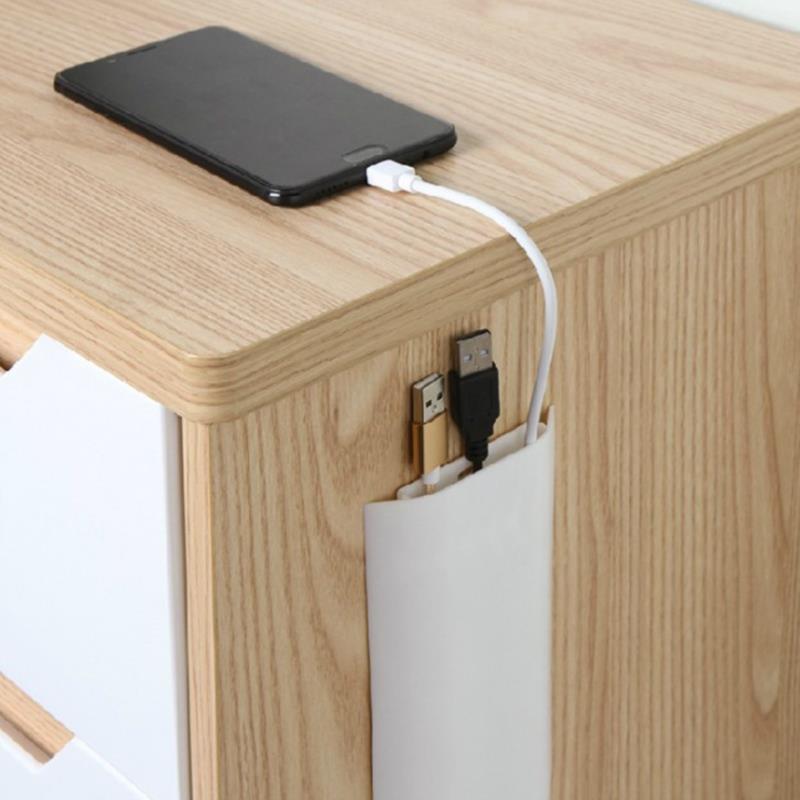 Safe Hide TV Cable Cover Wire Cord Tidy Wall Kit Computer Audio Home Organizer