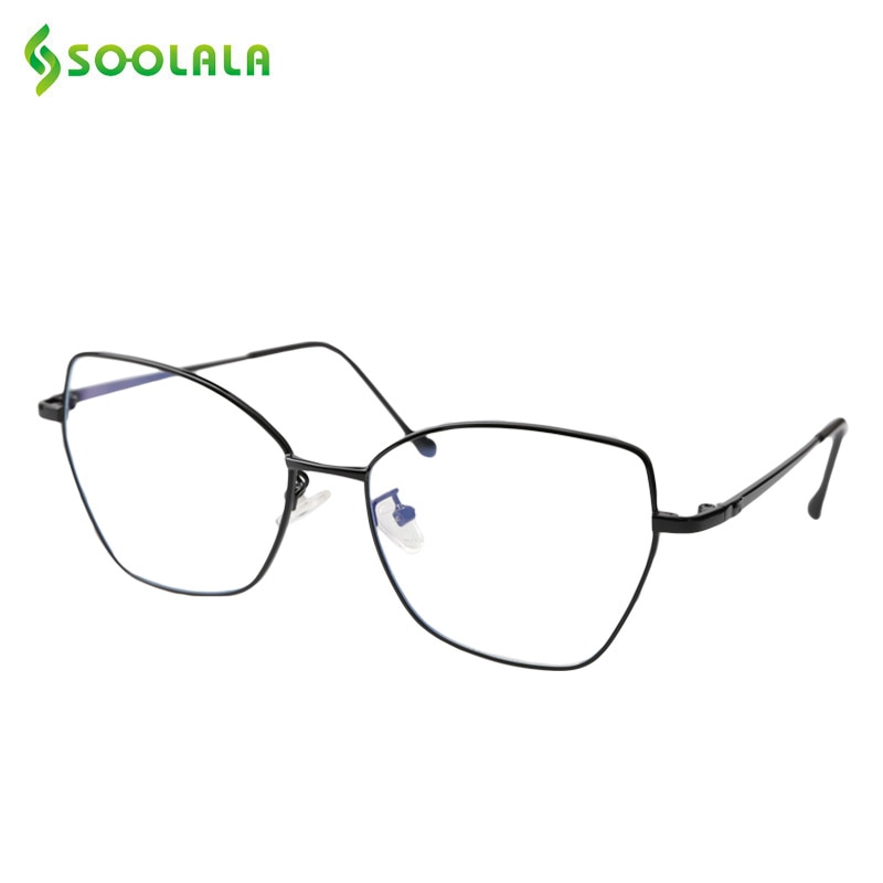 Soolala vlinderbril voor bijziendheid, groot montuur, damesbril met optisch montuur, verpakking van  -0.5 -0.75 -1.0 -1.25 to -4.0