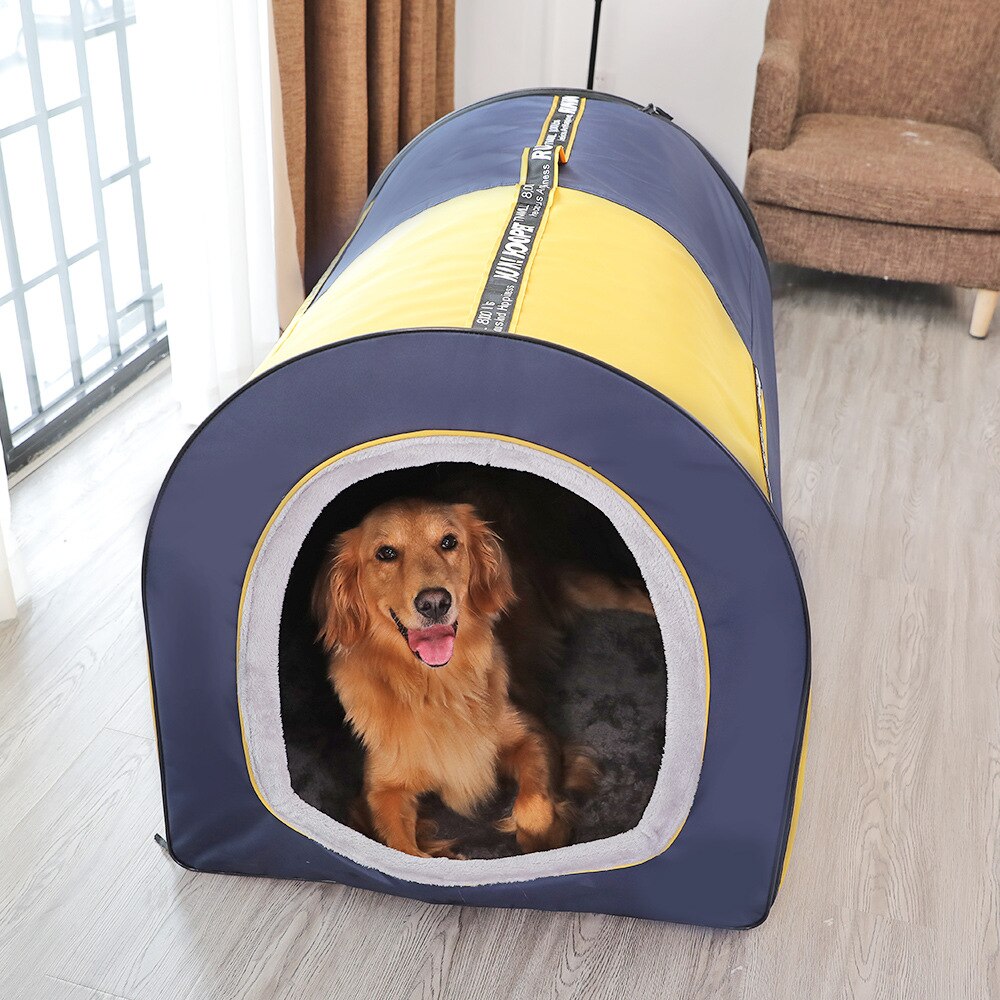 Tente pour animaux de compagnie, grand gabarit, chenil, lit pour chiens, moyen et grand gabarit, extérieur, fournitures pour animaux de compagnie, hiver