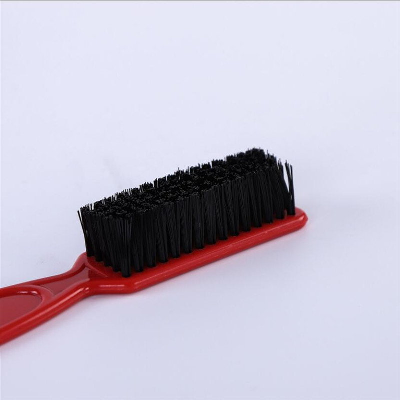 Cepillo de estilo de barba pequeño negro para salón, afeitado , cepillo de barba, peluquero Vintage, forma de cabeza de aceite, tallado, cepillo de limpieza