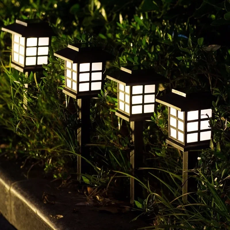 1 Stück Solar--Wegebeleuchtung, Solar--Außenlampe, wasserdichte Landschaftsbeleuchtung für Garten, Hof, Terrasse, Gehweg, Auffahrt, Dekor