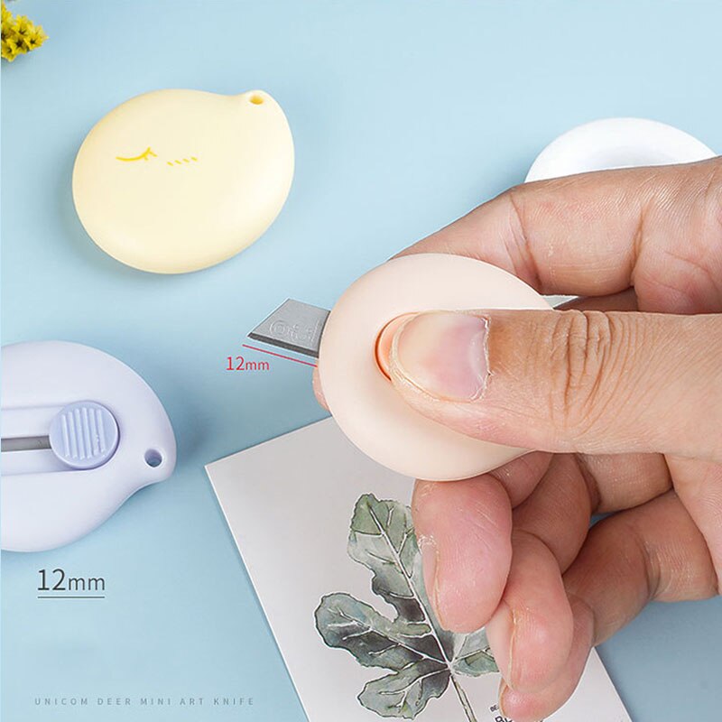 1pcs Cute Flower Utility Knife Portable Mini Box Opener Cloud Shape Art Handmade Paper Cutter School Office Accessories