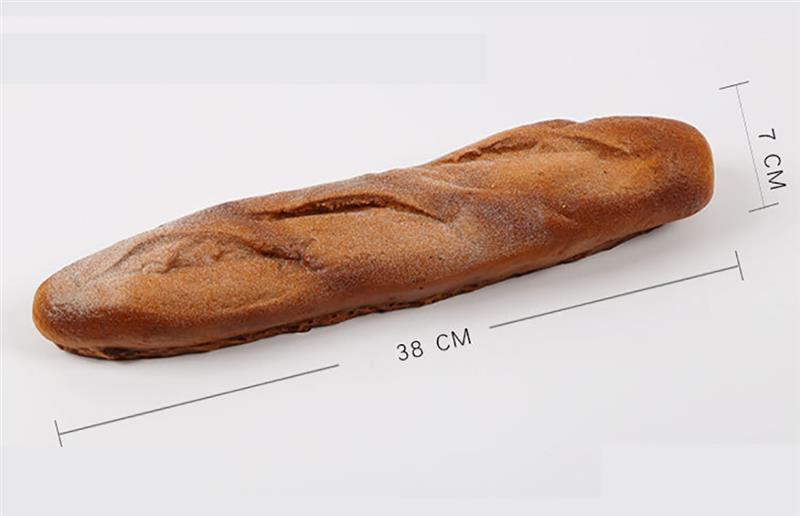1pc Lifelike Artificial Long Bread Simulation French Loaf Of Bread Food Model Photo Prop Home Decoration Photography Props: 5