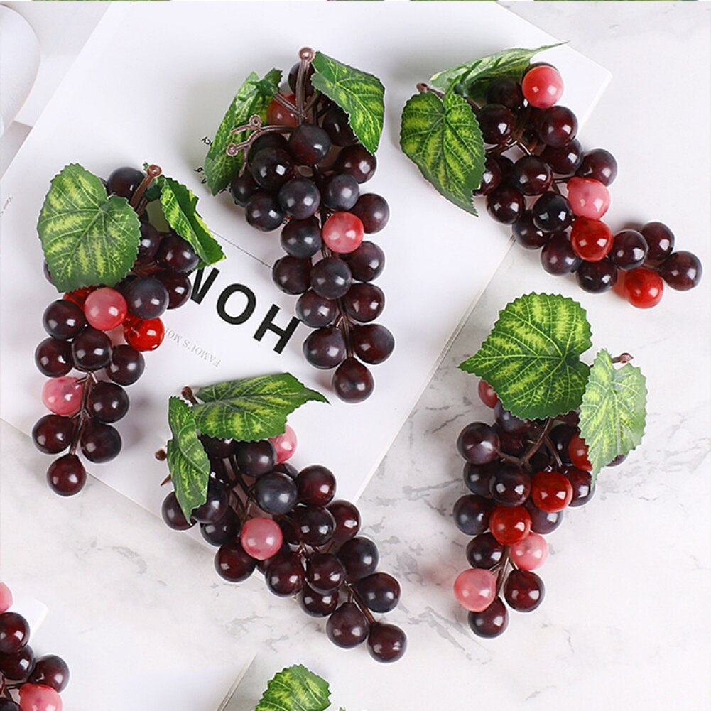 36 Grapes Per Bunch Simulation Grape Bunches Frost Grape Raisin Simulation Decorations Home Party Desktop Decoration