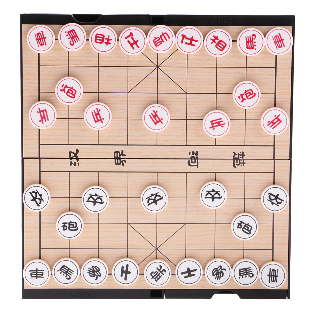 Double Sided Portable Folding ChessBoard Chinese Chess Set Weiqi Go WeiQi Gobang Game Checkers Party Fun Birthday