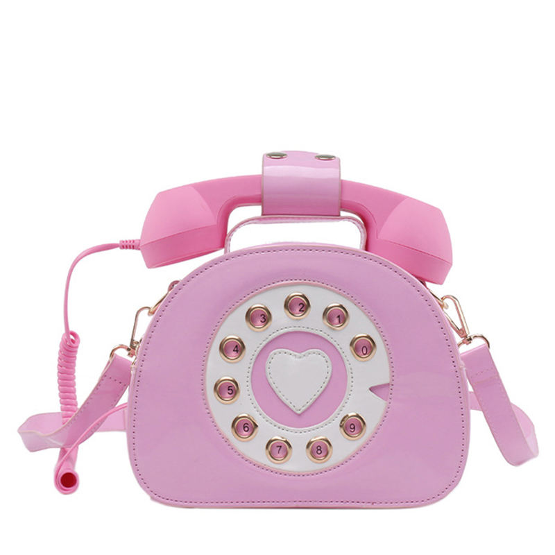 Boutique De FGG nouveauté téléphone concepteur sacs à main femmes PU épaule sacs à main dames quotidien décontracté sac à bandoulière: Rose