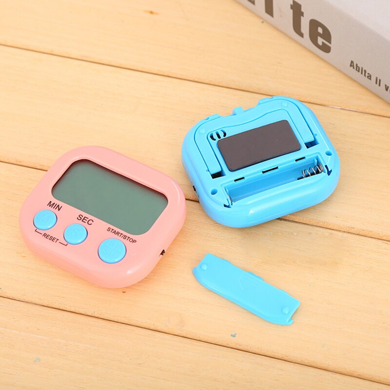 LCD Screen Kitchen Timer Baking Timer Alarm Clock for Cooking Baking Sports Games Student Examination Electronic Reminder