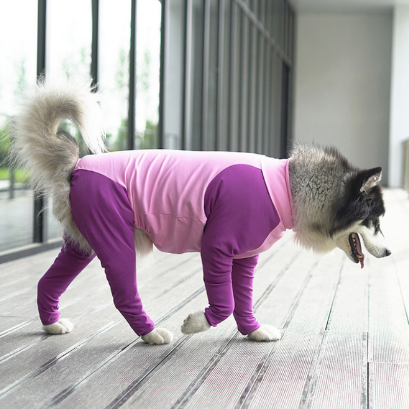 Large Dog Clothing Jumpsuit Pajama Big Dog Outfit Border Collie Samoyed Husky Labrador Golden Retriever Alaskan Malamute Clothes