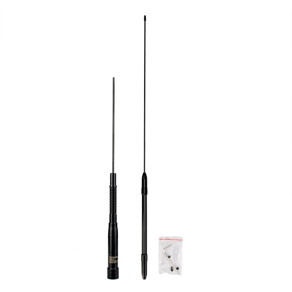 Retevis MA03 Car Antenna SL16-J 144/430MHz VHF UHF Dual Band 2.15/5dBi Omni-Directional Antenna for Cars Walkie-talkie Radio