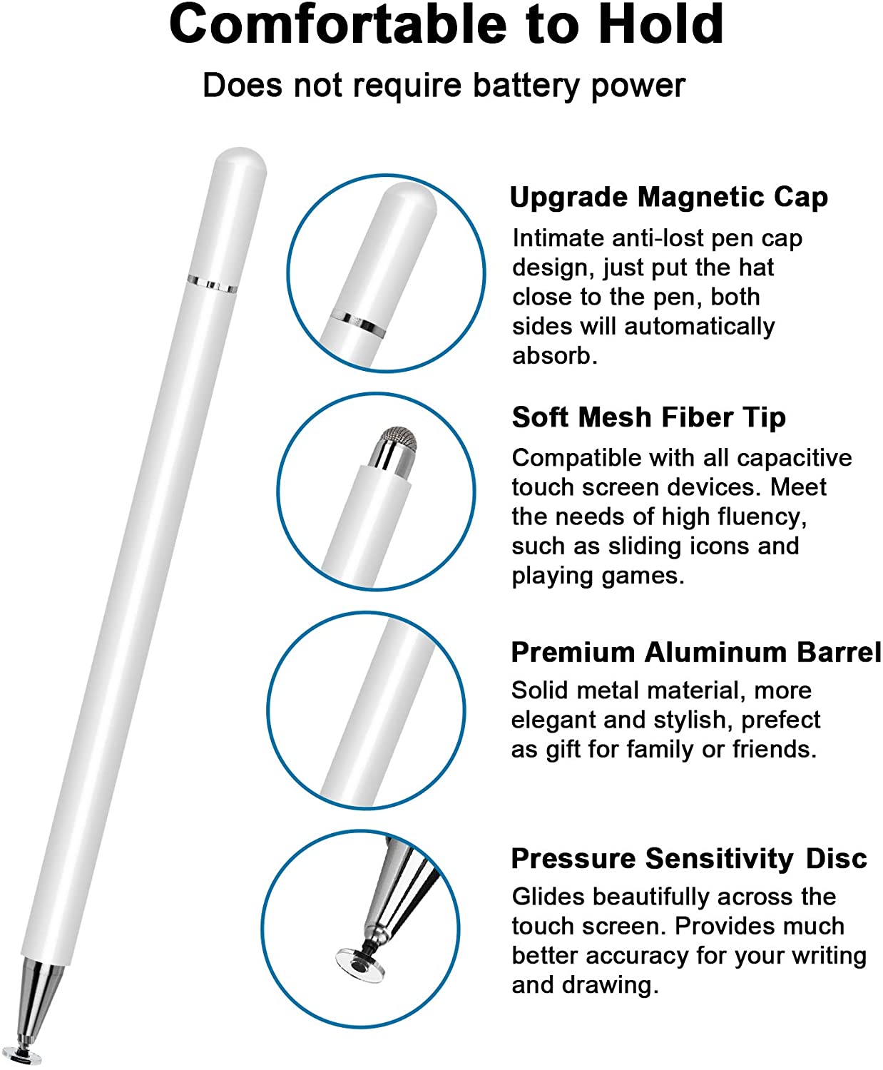 Penna tocco schermo stilo per Huawei Honor 30 20 10 Lite V30 V20 V10 9 8 Lite 30i 20i 10i P accorto 2019 P accorto Z S 2021 P30 Lite