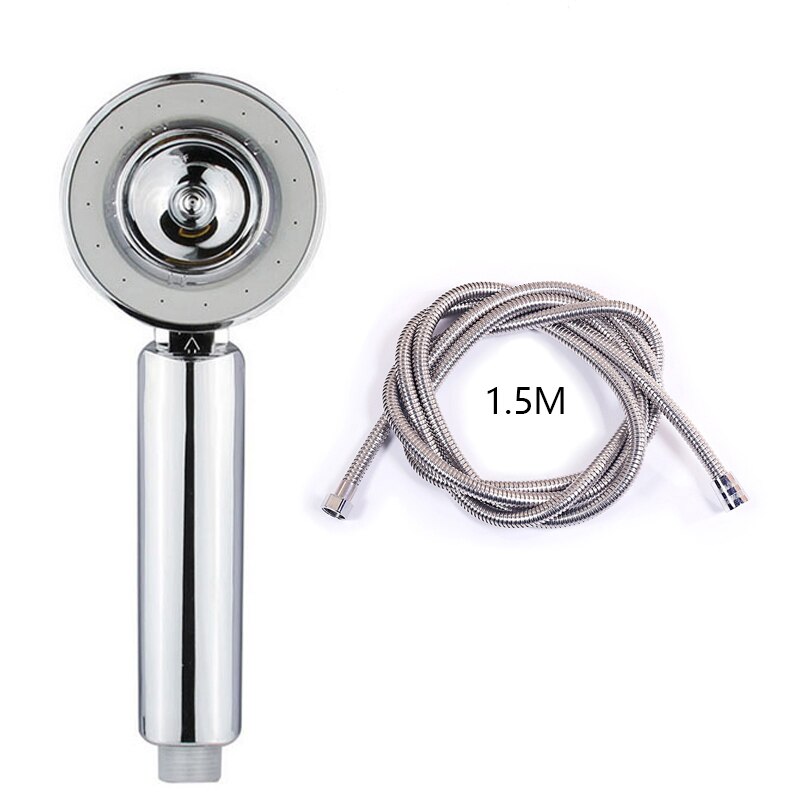LOMAZOO High Pressure Adjustable SPA Jetting Shower Filter High Pressure Water Saving Shower Head Handheld Shower Head: Set 1