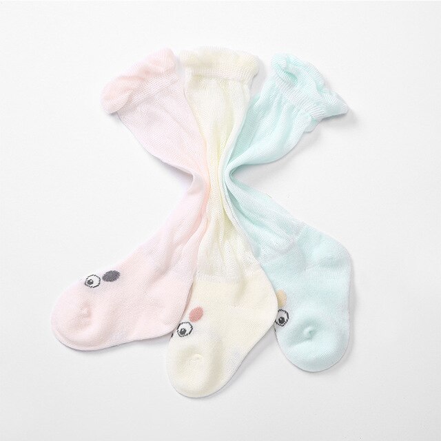 Pasgeboren Baby Knie Hoge Dunne Lange Buis Kousen Leuke Zachte Katoenen Baby Kids Meisjes Jongens Peuter Knie Hoge Kousen Panty 0-3T