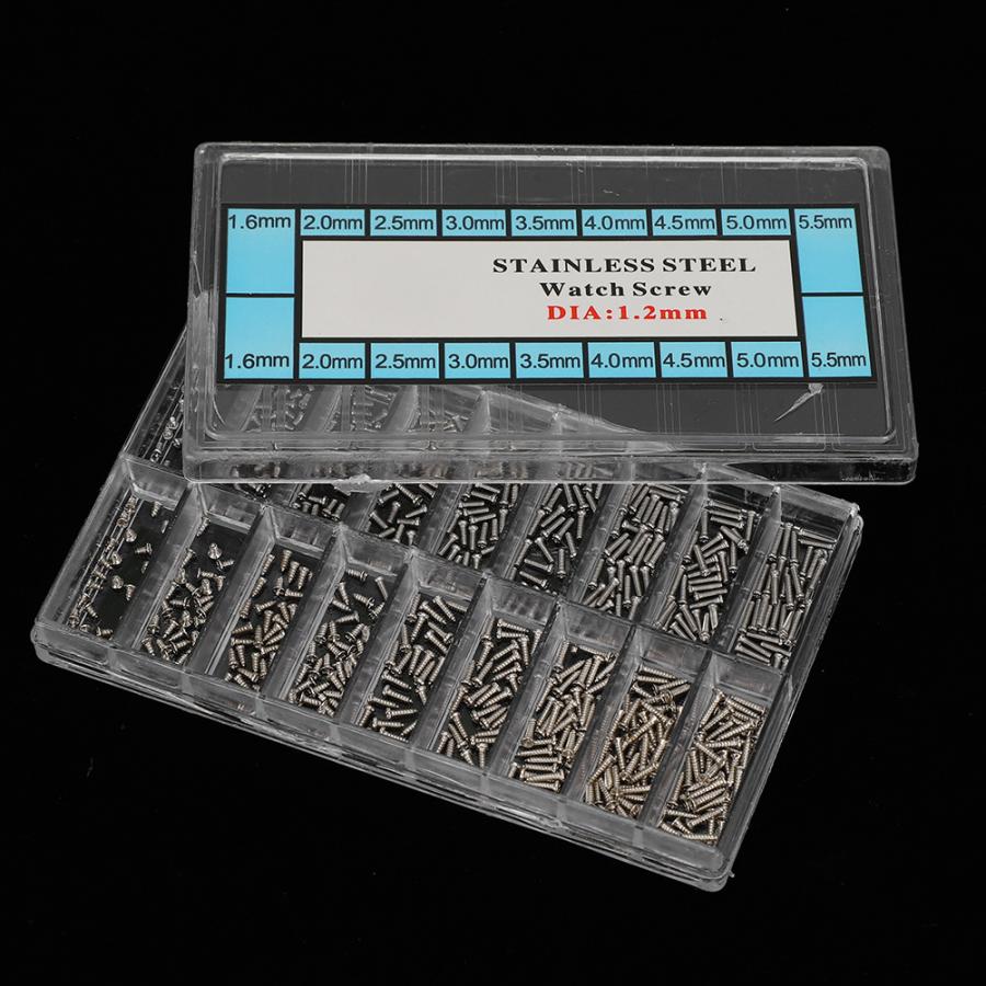 Ur reparation værktøj 1.2mm metal ur reparation ur armbåndsur skrue reparation værktøj tilbehør værktøj til urmager