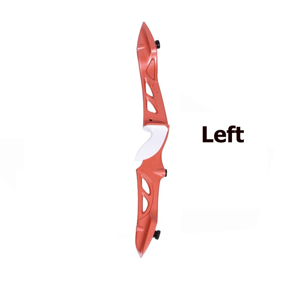 23 Inches Sanlida Beginner Recurve Bow Riser Magnesium Left/right Hand for Archery Practice Outdoor Sport: Left Red