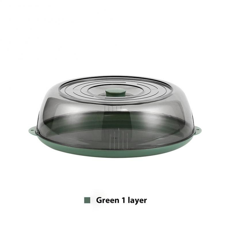 Thermal Insulation Cover For Household Leftovers Multi Layer Transparent Large Capacity Space Saving Long Temperature Lock Time
