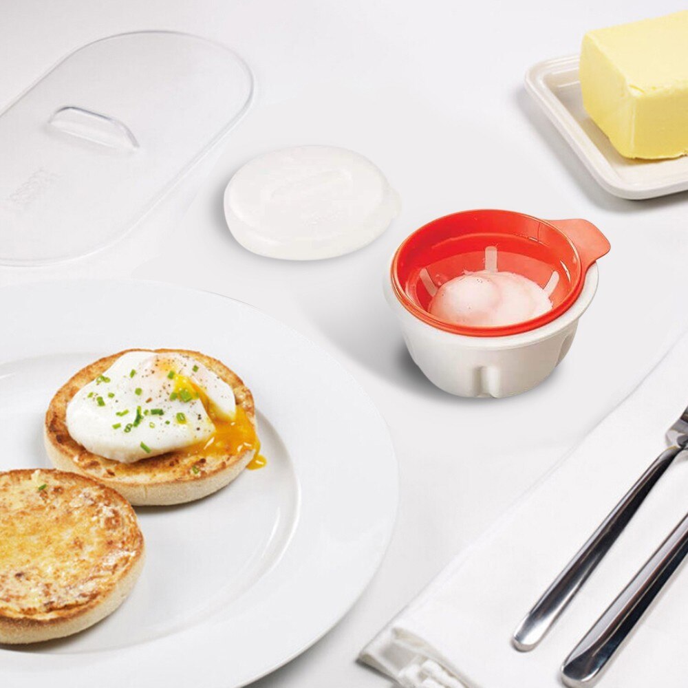 Steamed Egg Bowl Egg Poacher Cook Poach Pods Tools Microwave Oven Baking Cup