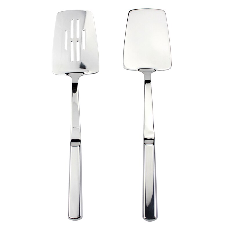 Ustensile de cuisine en acier inoxydable 18/8, poignée souple, poli miroir parfait, ustensile de cuisine, louche/spatule/écumoire: 3036 Set 2