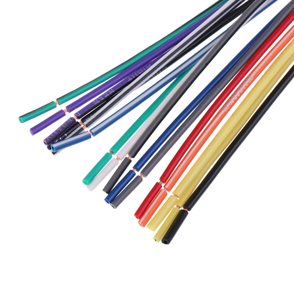 16 Pin Car Radio Stereo Speaker Wire Harness Plug for Pioneer AVH-P6500DVD Aftermarket Stereo Radio Receiver Wiring Harnesses