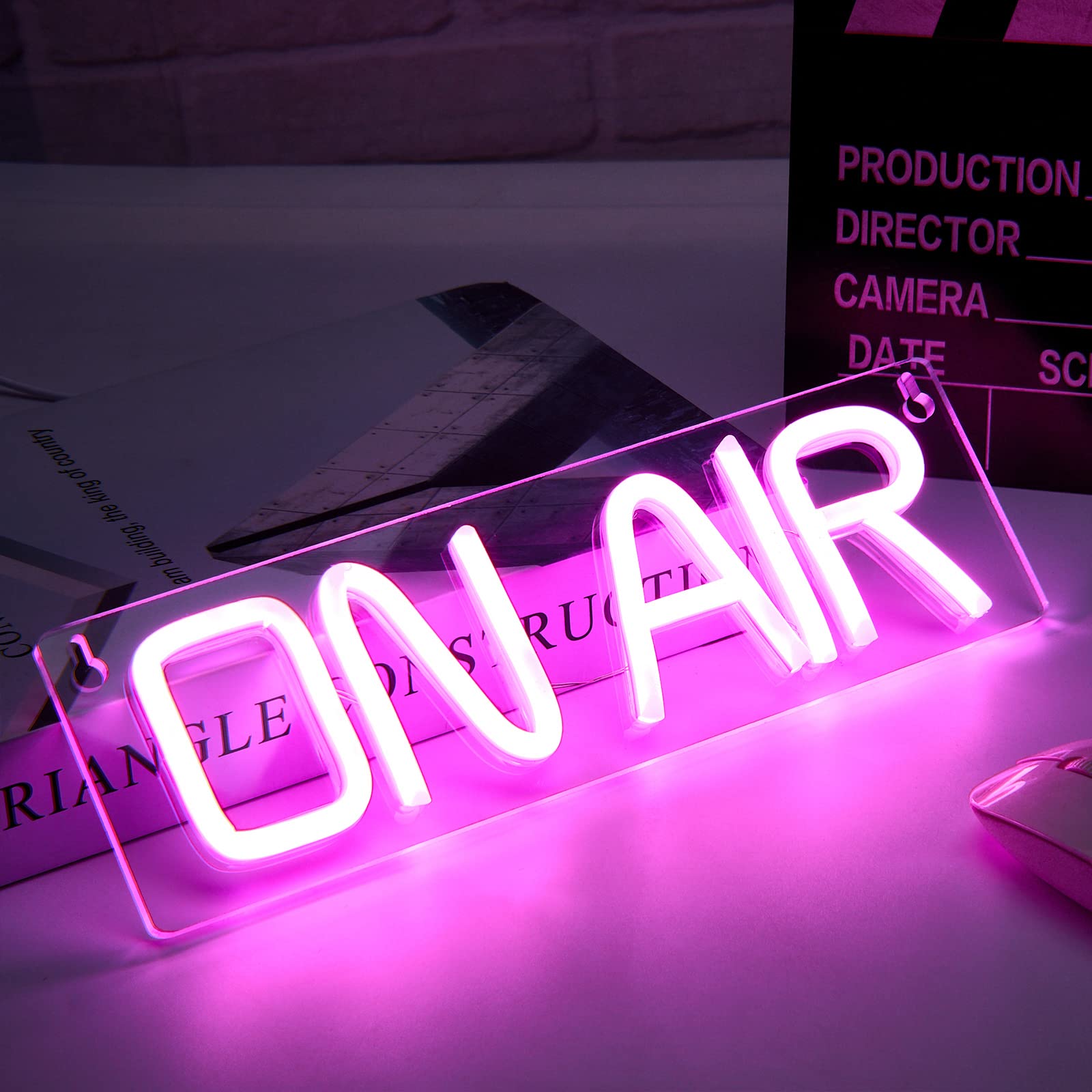 On air neonskilt, led neonlysskilt, egnet til festvægdekoration, usb-drevet egnet til soveværelsesdekoration, gft'er