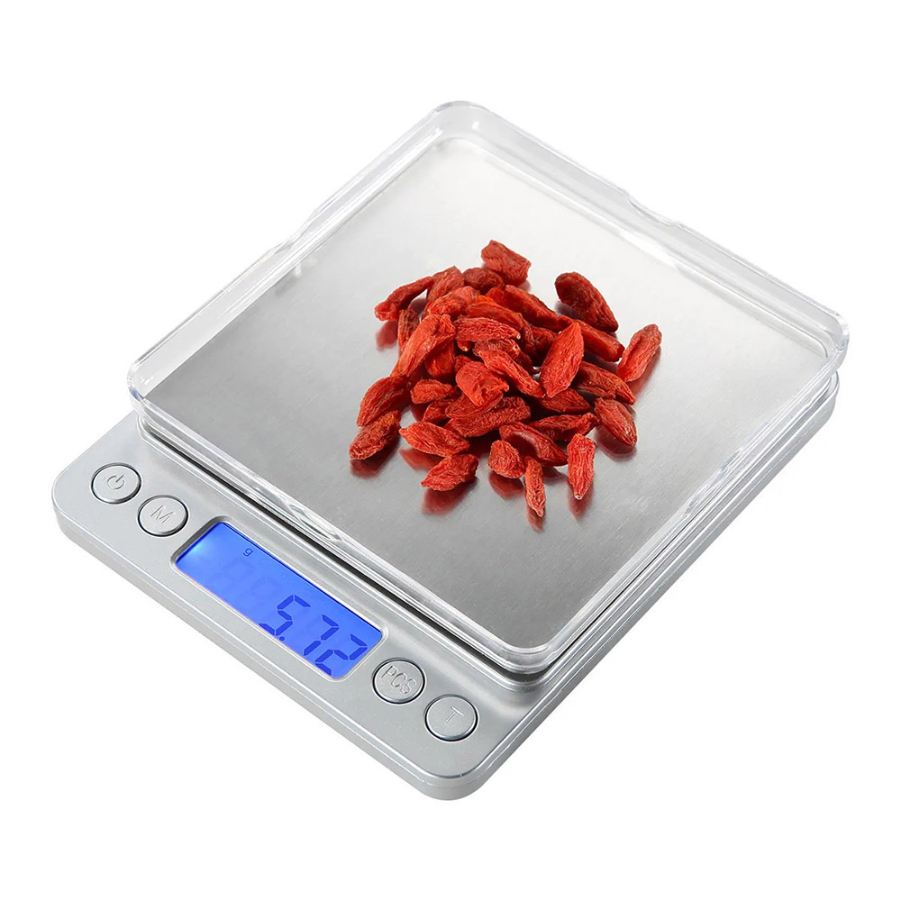 500 g x 0,1 g Küchenwaage Mini tragbar Digital für Taschenwaage Präzisionsschmuck Elektronische Waage Gewicht Gold Gramm