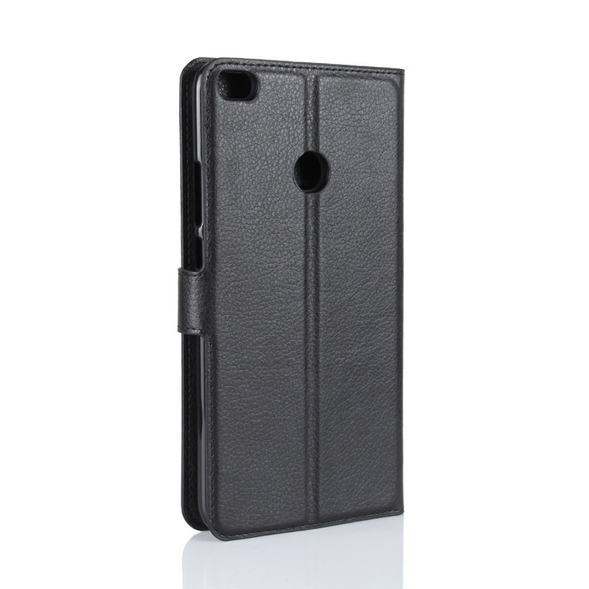 Coque en cuir à rabat de pour Xiaomi mi max 2, étui Style livre avec support