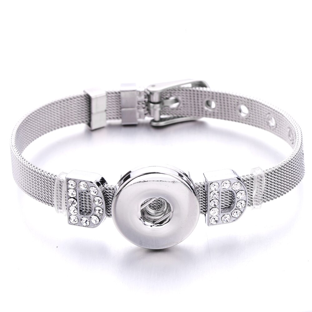 Verschillende Stijlen 20Mm 18Mm Drukknoop Bangle Diy Sieraden XH4007: S204