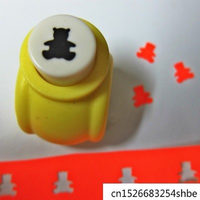 1/pcs Mini Craft Heart Punch Machine Scrapbooking Handmade Cut Card Hole Puncher For Diy Paper Shaper Cutter Furador Eva: Bear