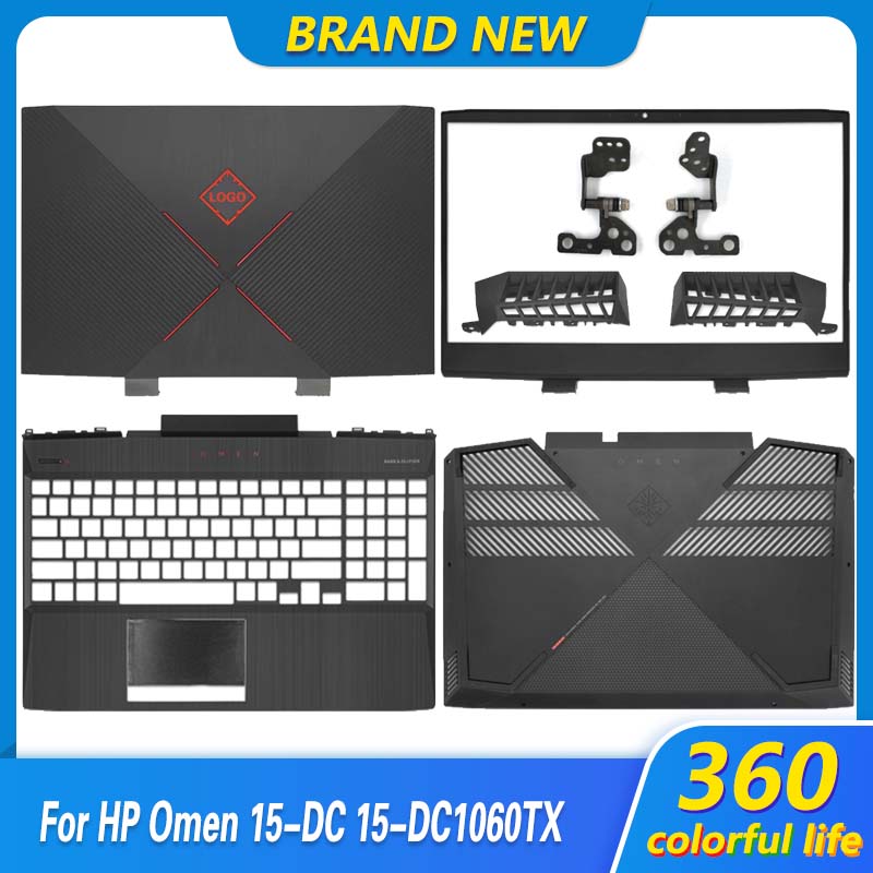 Air Outlet For HP Omen 15-DC 15-DC1060TX TPN-Q211 Laptop LCD Back Cover Front Bezel Palmrest Keyboard Top Lower Bottom Case