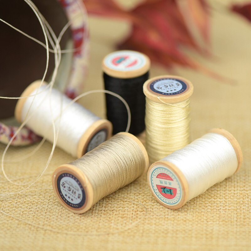 High strength 3 Strands Thread Tassel Line Roll Of 0.3mm Hand-woven Chinese Knot Tassels Line Nylon Braided Wire About 50M