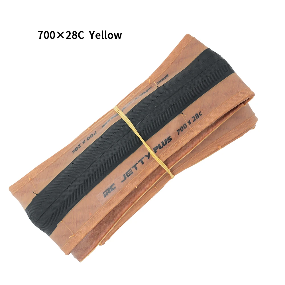 IRC JETTY PLUS Bicycle Tire Road Bike tires 700x23C 700X25C 700X28C yellow side tirel ightweight foldingretro tire: Burgundy
