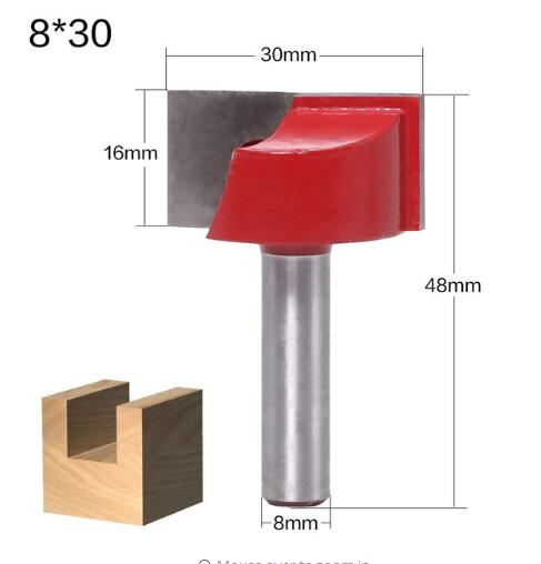 Top 1pc 8mm Schacht Reinigen Bodem Hout Router Bit Tungsten Carbide Graveren Mes Houtbewerking Gereedschappen End Frezen cutter: NO5