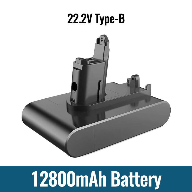Para Dyson 22,2 V 28000mAh tipo A/B batería de vacío de iones de litio para Dyson DC35 DC45 DC31 DC34 DC44 DC31 Animal DC35 Animal: Azul