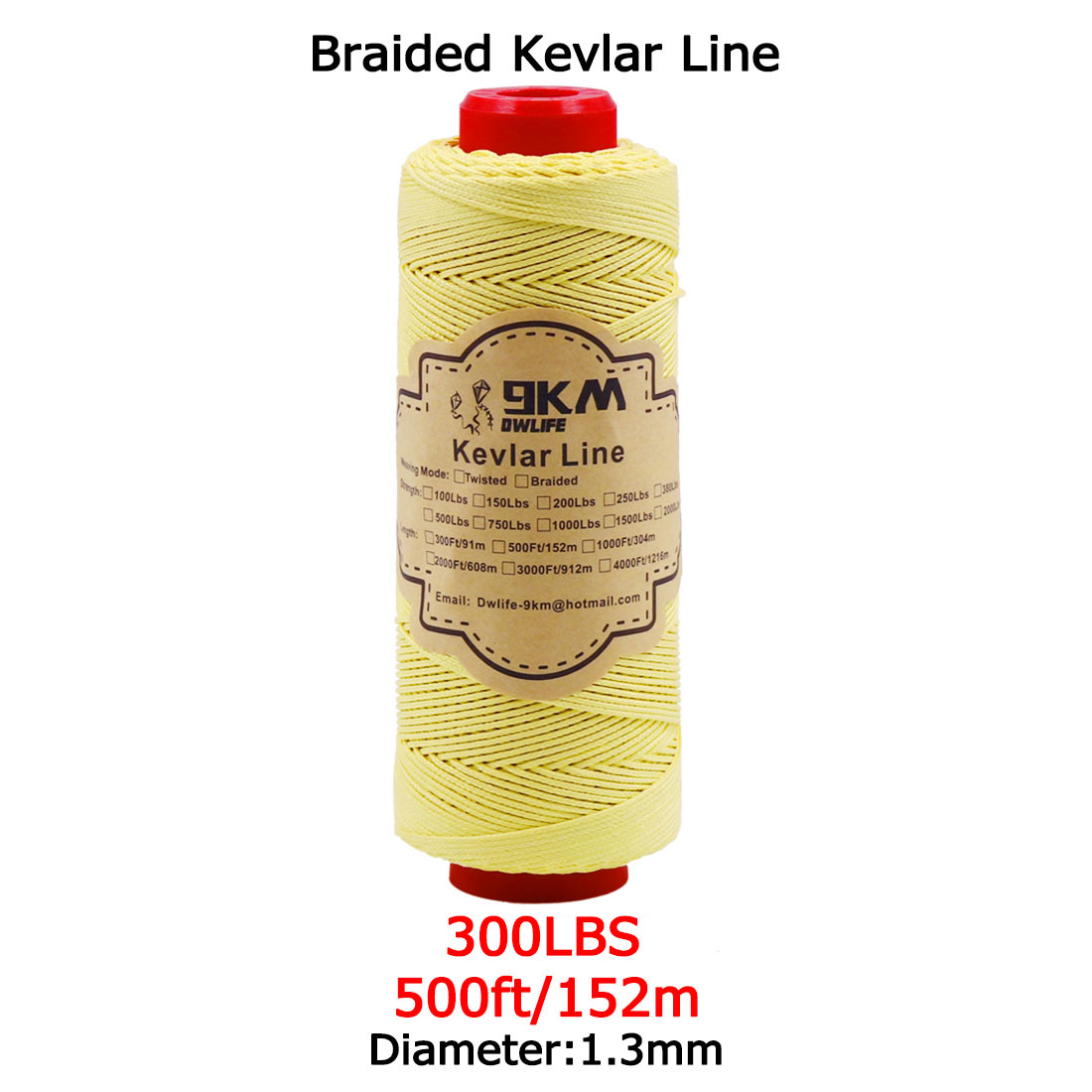 Línea de Kevlar trenzada de 0,4 ~ 3,5mm, línea de asistencia para pesca, alta resistencia a la tracción, cuerda para cometa voladora, Camping, senderismo, cable para exteriores: Negro