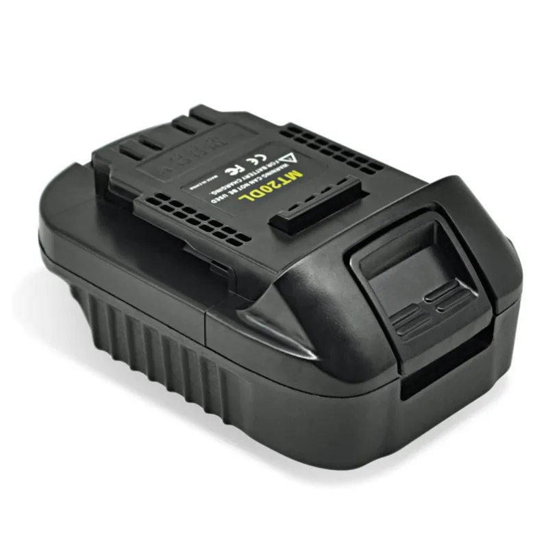Batterijadapter MT20DL Converter voor Makita 18V Li-ion batterij naar Dewalt 18V/20V Li-ion batterijadapter