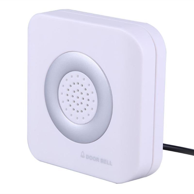12V Bedrade Deurbel Deur Toegangscontrole Systeem Ondersteunen Geen Installeren Batterij Call Draadloze Deurbel Chime Voor Home Office