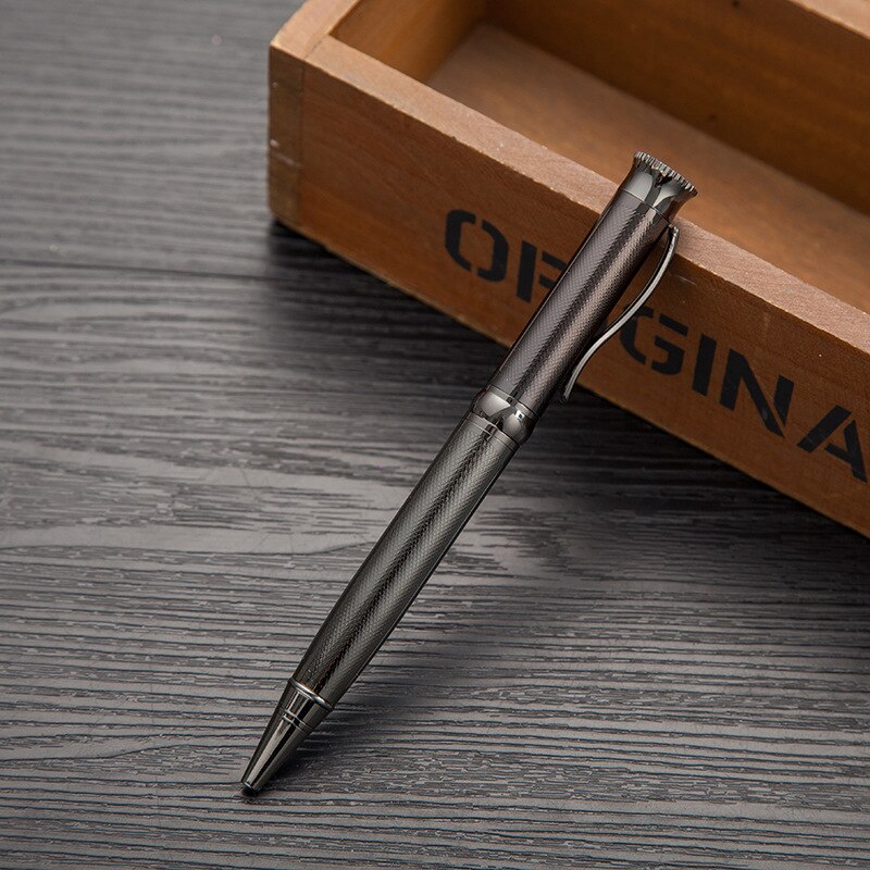 Roterende Metalen Pen Reclame Metalen Mode Meisjes Pen Balpen Voor School Briefpapier Kantoorbenodigdheden