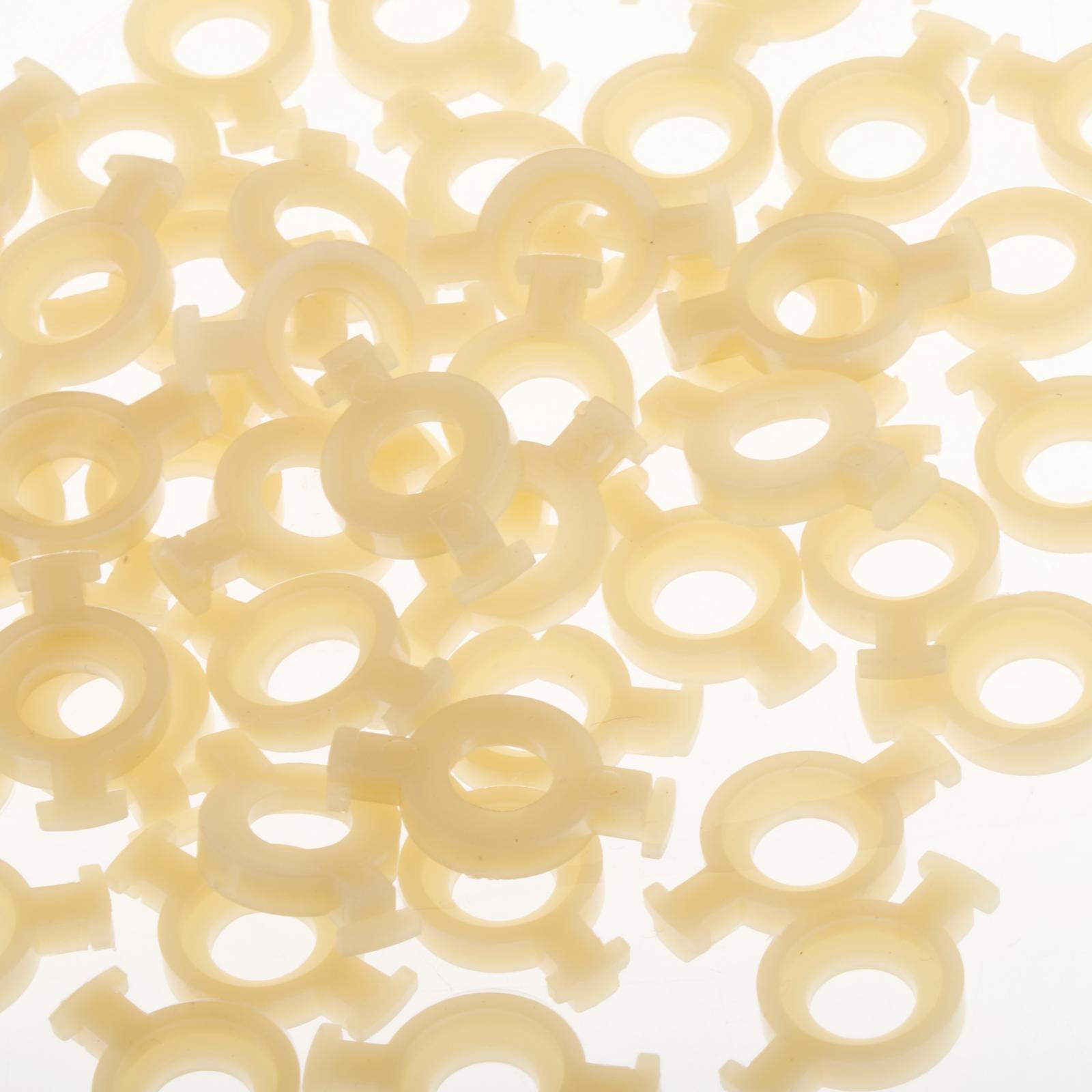 50 Pack of ABS Plastic Trumpet Repair Kit Trumpet Valve Guides Replacement Parts