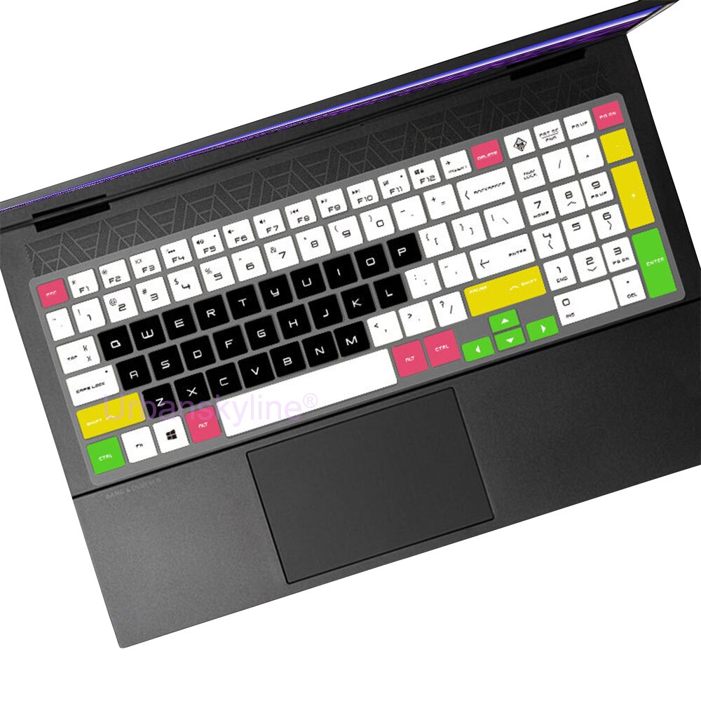 Funda protectora para teclado de portátil, accesorio de silicona TPU 7 8, para HP Victus 16, 16,1 pulgadas, 16-d, 16t-d, 16z-e