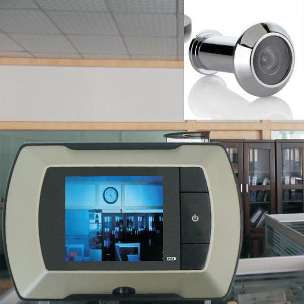 Hoge Resolutie 2.4 Inch Lcd Visuele Monitor Deur Peep Gat Viewer Indoor Monitor Outdoor Video Camera Diy Dropshhipping