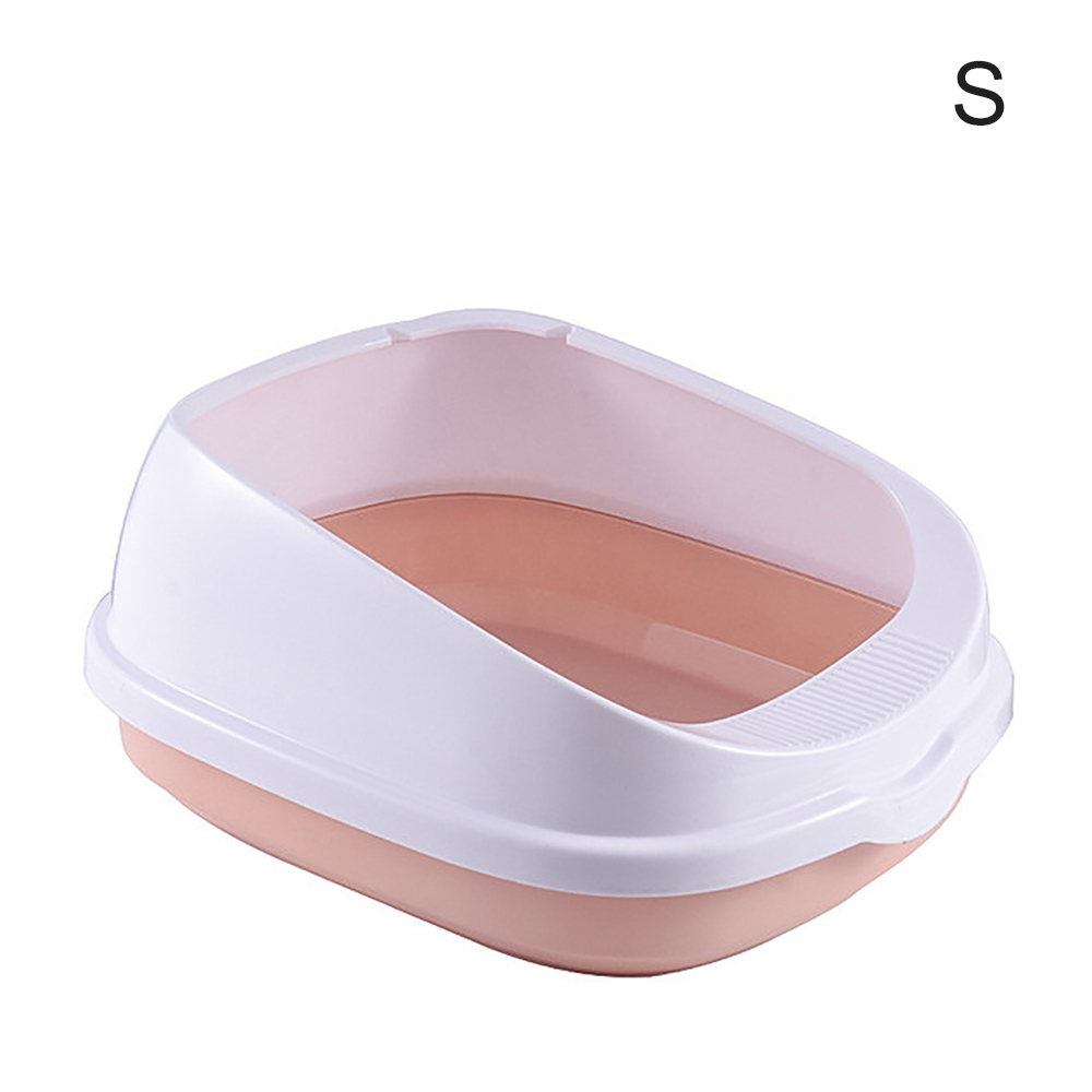 Home Pet Toilet Bedpan Anti Splash Cats Litter Box Cat Dog Tray With Scoop Kitten Dog Clean Toilette Plastic Sand Box Supplies: 03