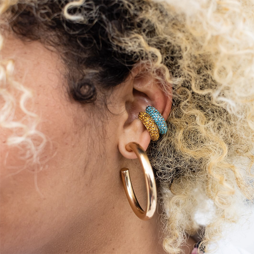 Pendientes de aro dorados de gran tamaño para mujer, arete sencillo y grueso de acero inoxidable, estilo Punk, hip hop, joyería Brincos 2022