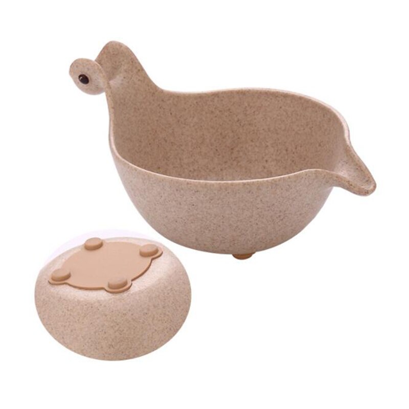 Baby peuter voerbak schattige draak kind eetkom baby anti-verbrandingskom baby soep anti-verbrandingsrijstkom