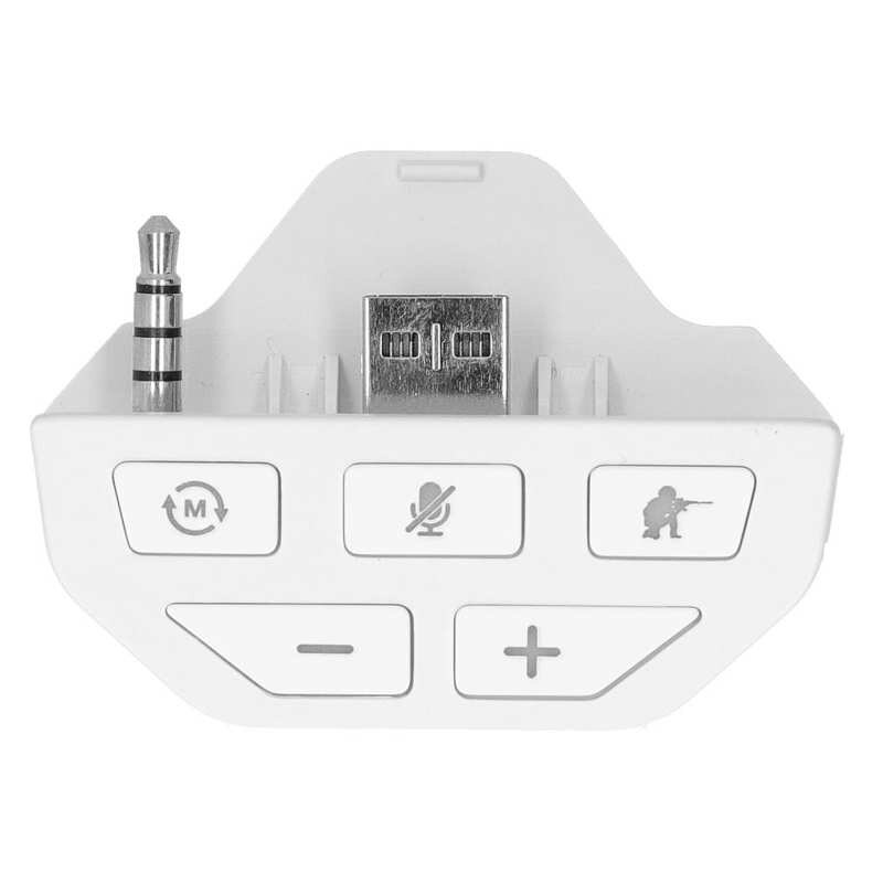 kinect sensor game accessories Gamepad Controller Sound Enhancer Headset Adapter for Wireless Gamepad (White)