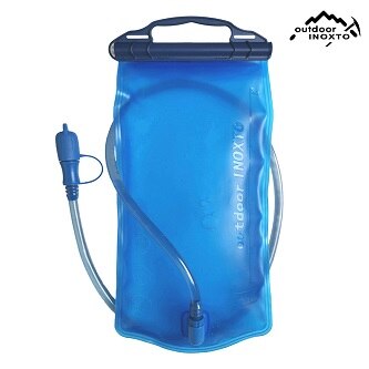 Water Reservoir Water Bladder Hydration Pack Storage Bag BPA Free - 1L 1.5L 2L Running Hydration Vest Backpack: 2L Blue INOXTO