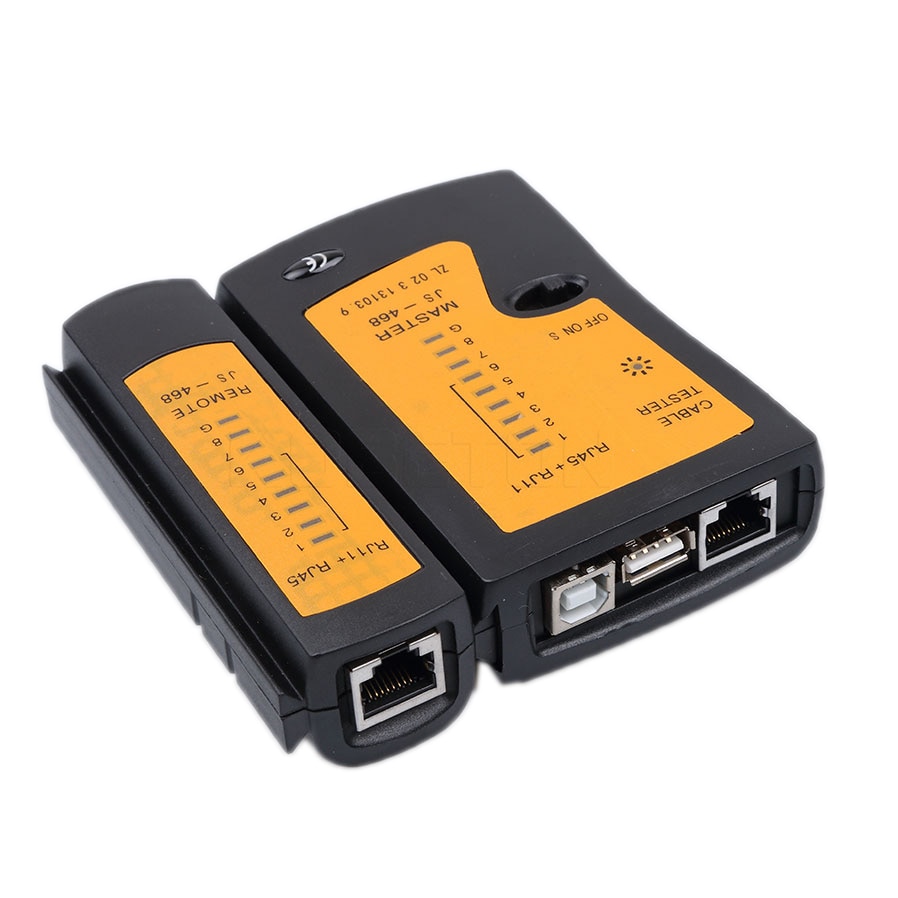 KEBETEME Professionale RJ45 USB Cavo di Rete filo tester Ethernet LAN di Rete tester rivelatore inseguitore rete Strumento