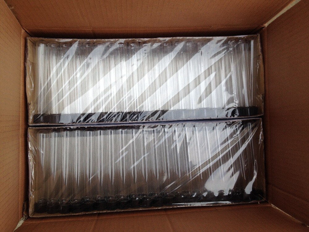 10pcs 20x150mm 30ml Screw Tube Glass Serological Test Tube Screw Cap With Silicon Rubber Liners Autoclavable, All Size Available