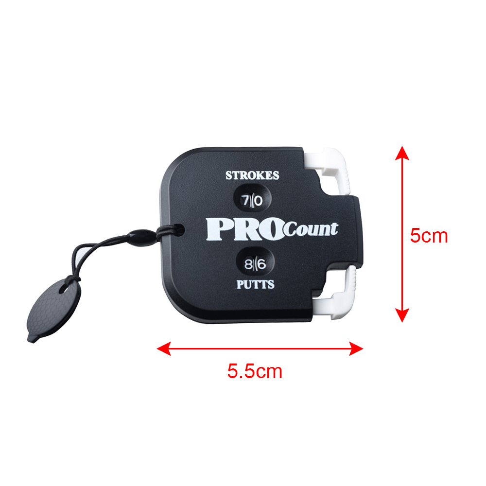1Pc Plastic Portable Mini Handy Golf Shot Count Stroke Putt Score Counter Two Digits Scoring Keeper Keychain Golf Training Aids
