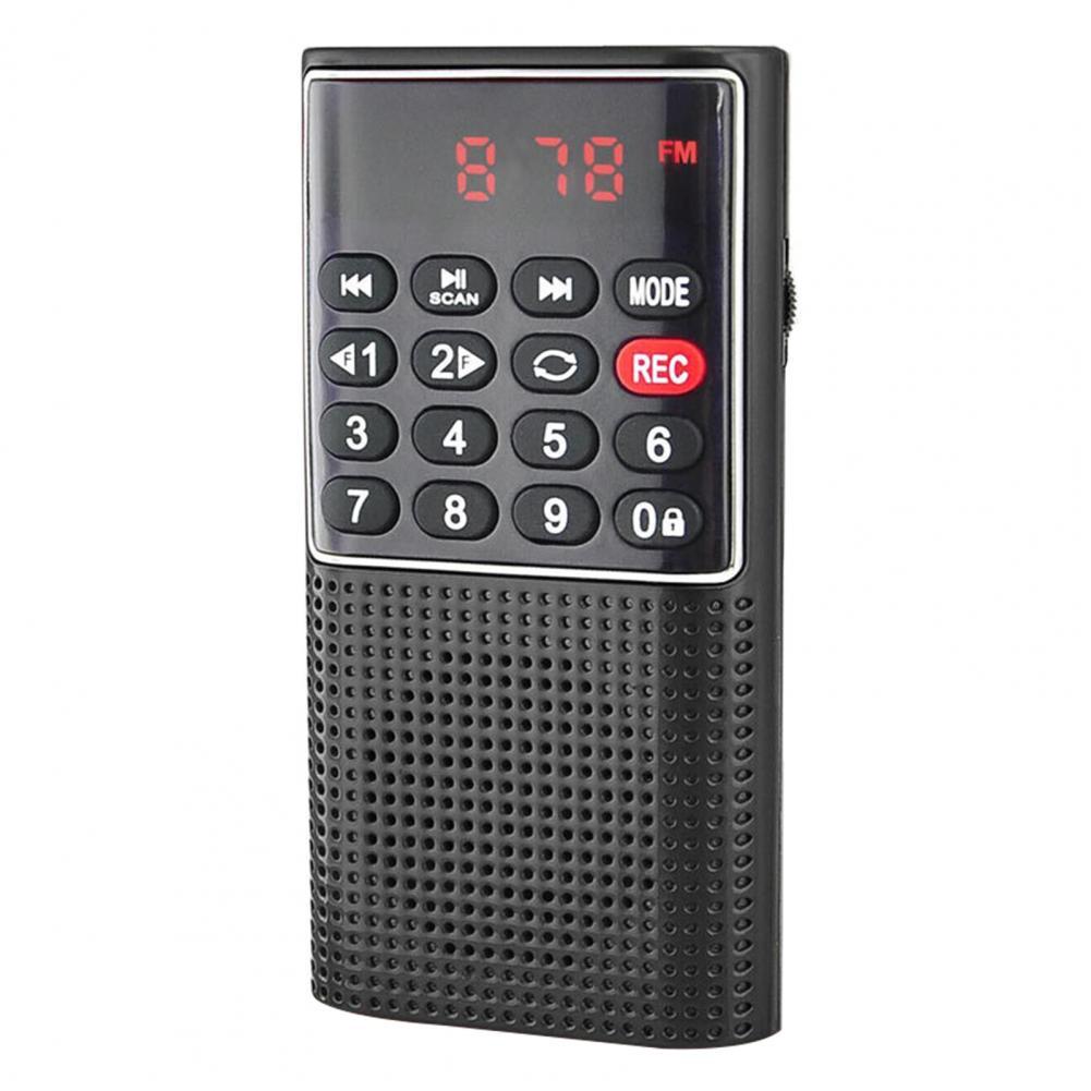 L 328 FM Radio Multifunctional Rechargeable Portable USB TF MP3 Handheld Speaker for Outdoor радиоприёмник: WHITE
