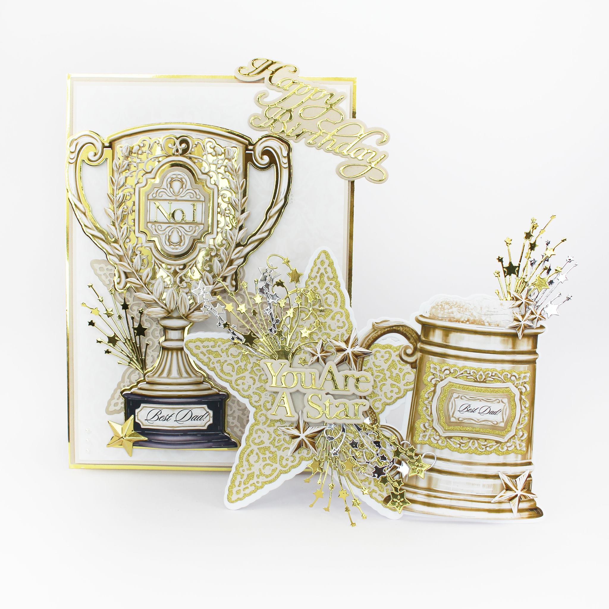 Flower Leaves Stars Trophy Letters Wine Glass Metal Cutting Dies Scrapbook Diary Decoration Embossing Template DIY Card